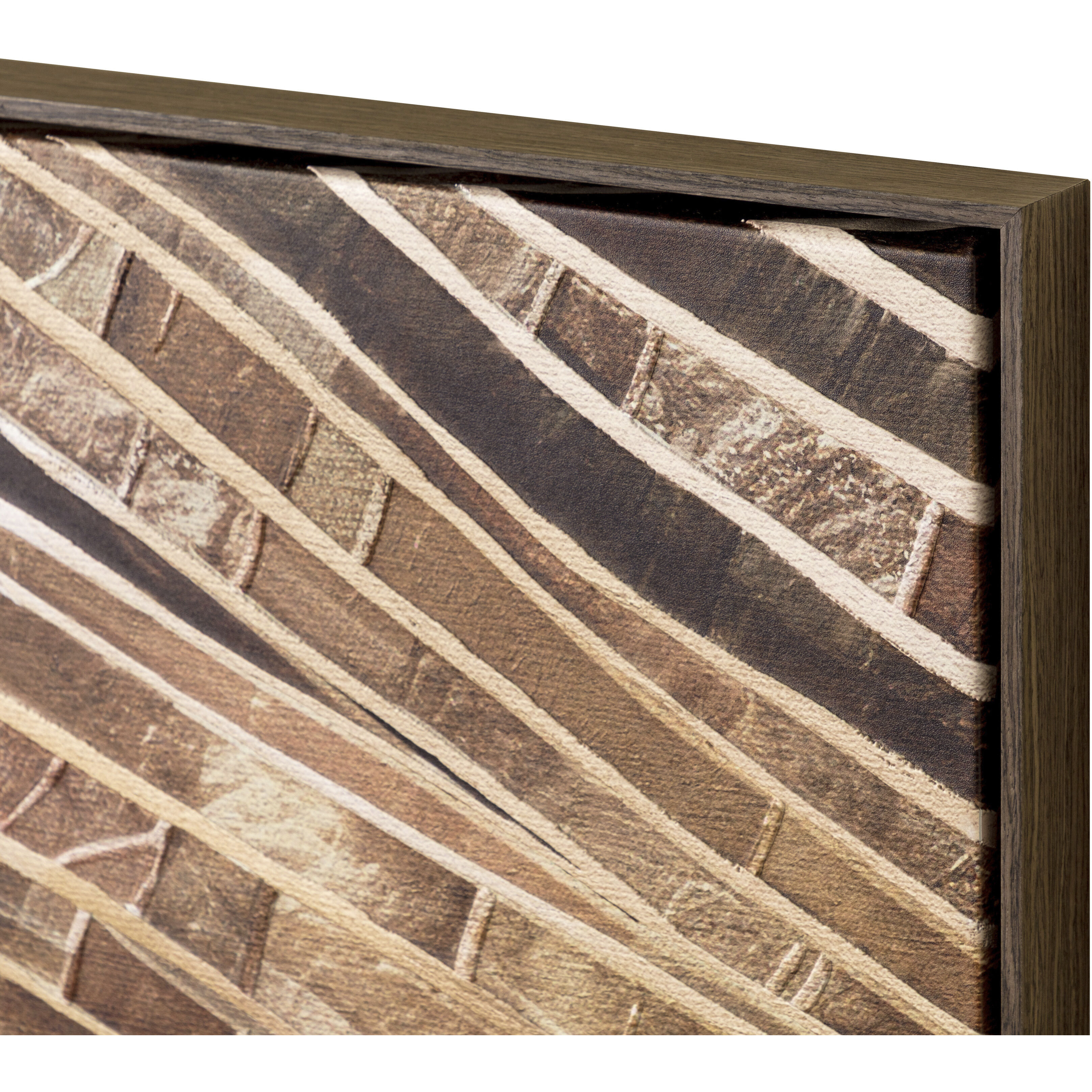 Turning Point I Bronze Floater Frame Luxe Art